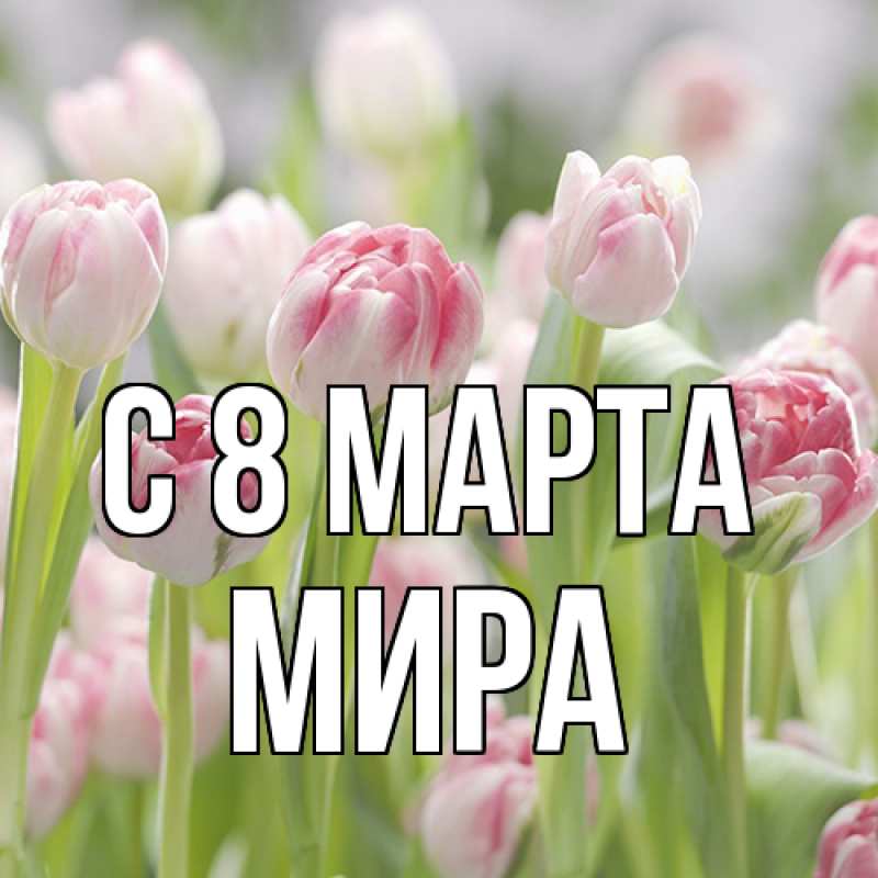 Картинка C 8 МАРТА, Мира