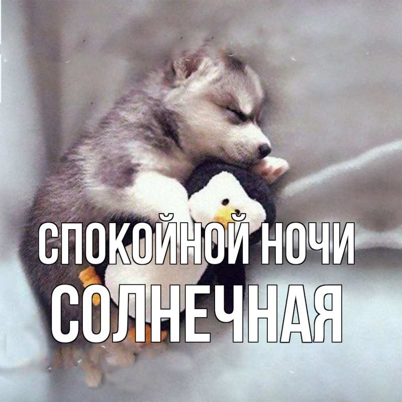 Картинка Спокойной ночи, солнечная