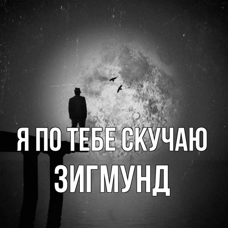 Картинка Я по тебе скучаю, Зигмунд