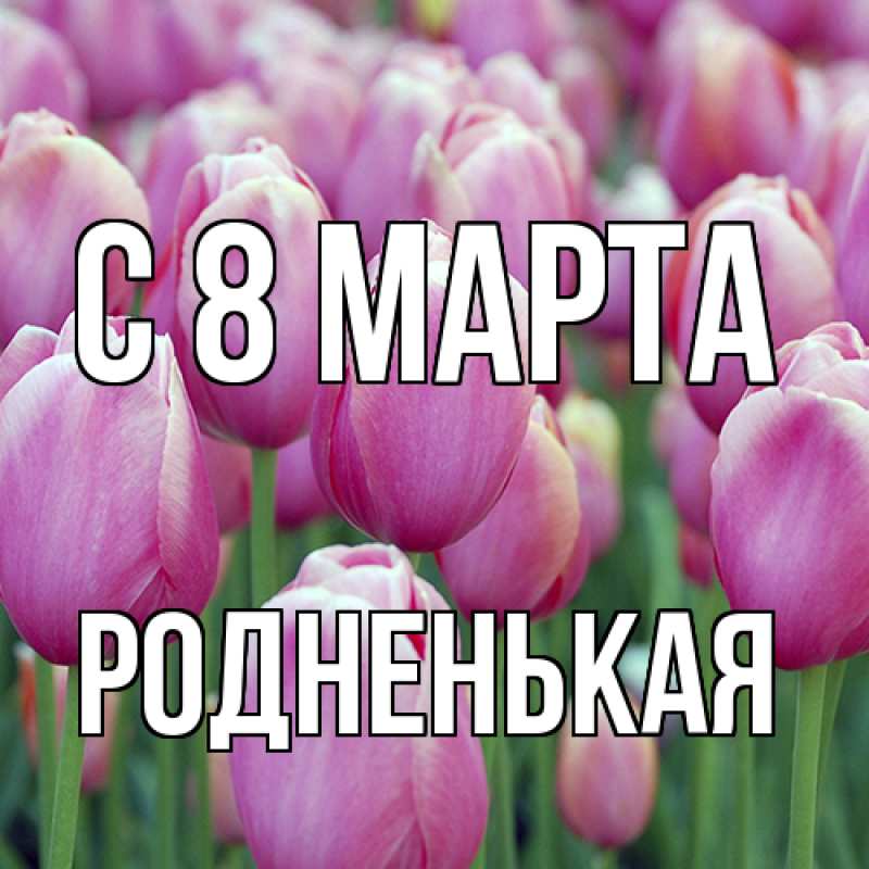 Картинка C 8 МАРТА, Родненькая
