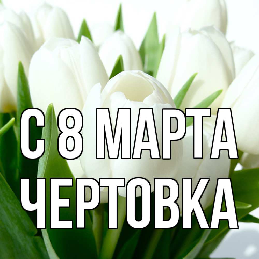 Открытка на каждый день с именем, Чертовка C 8 МАРТА цветы Прикольная открытка с пожеланием онлайн скачать бесплатно 