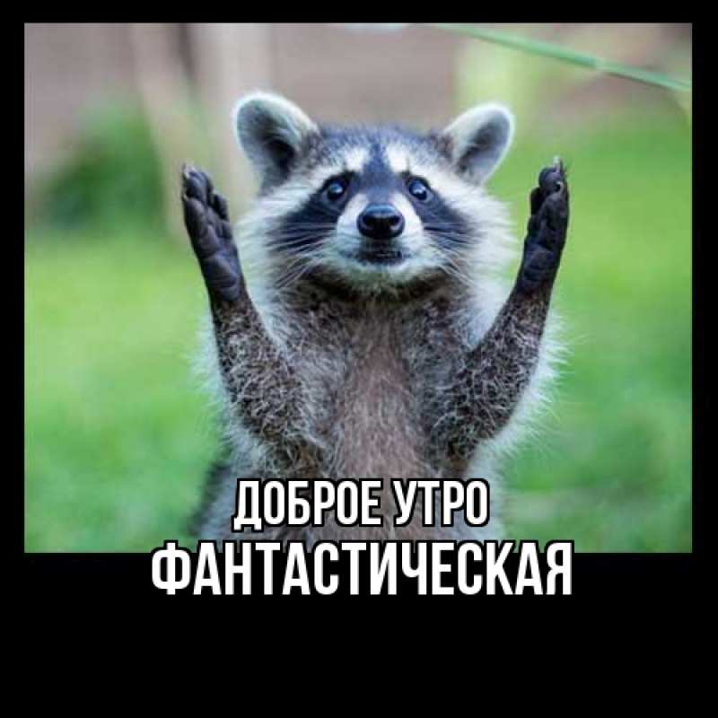 Картинка Доброе утро, Фантастическая