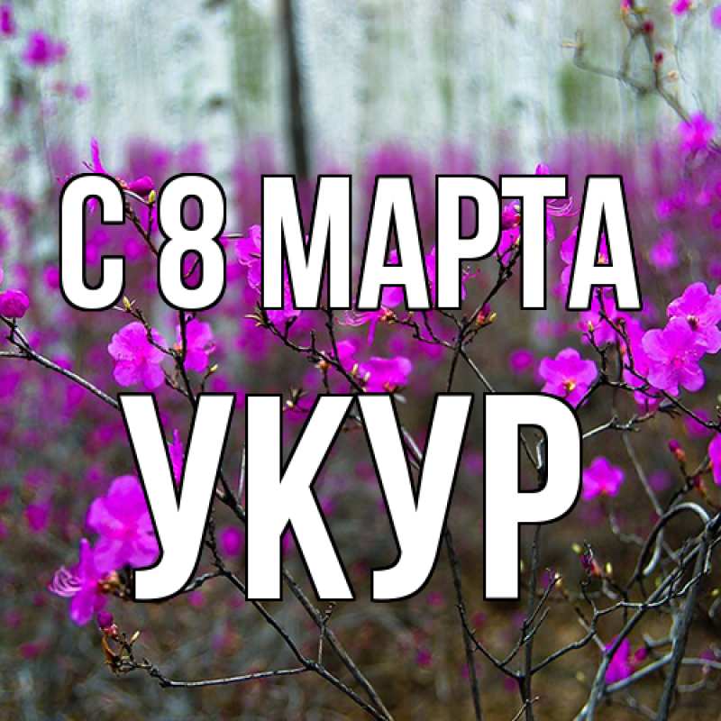 Картинка C 8 МАРТА, Укур