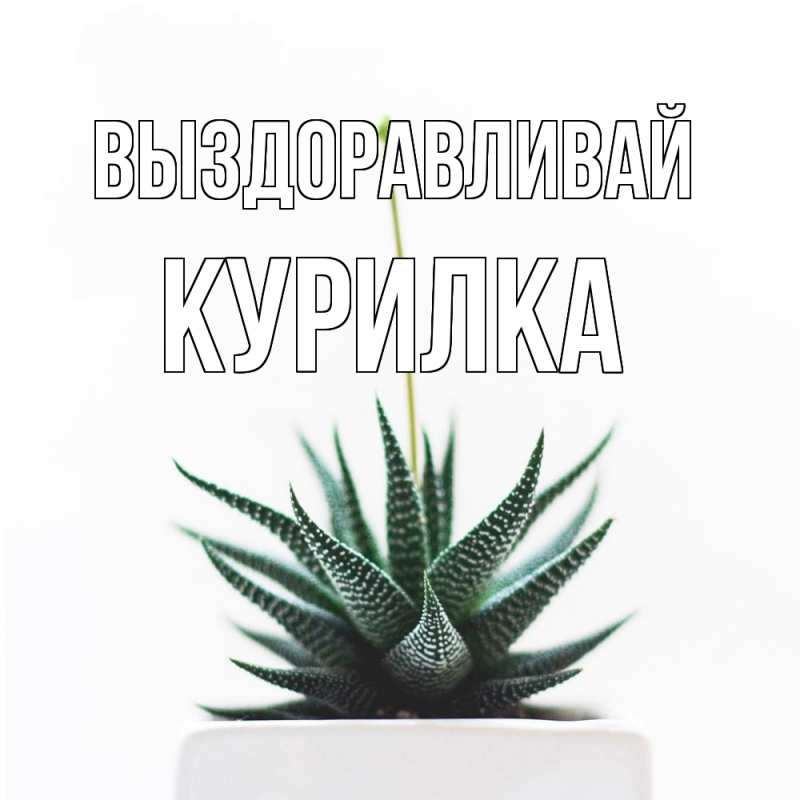 Картинка Выздоравливай, Курилка