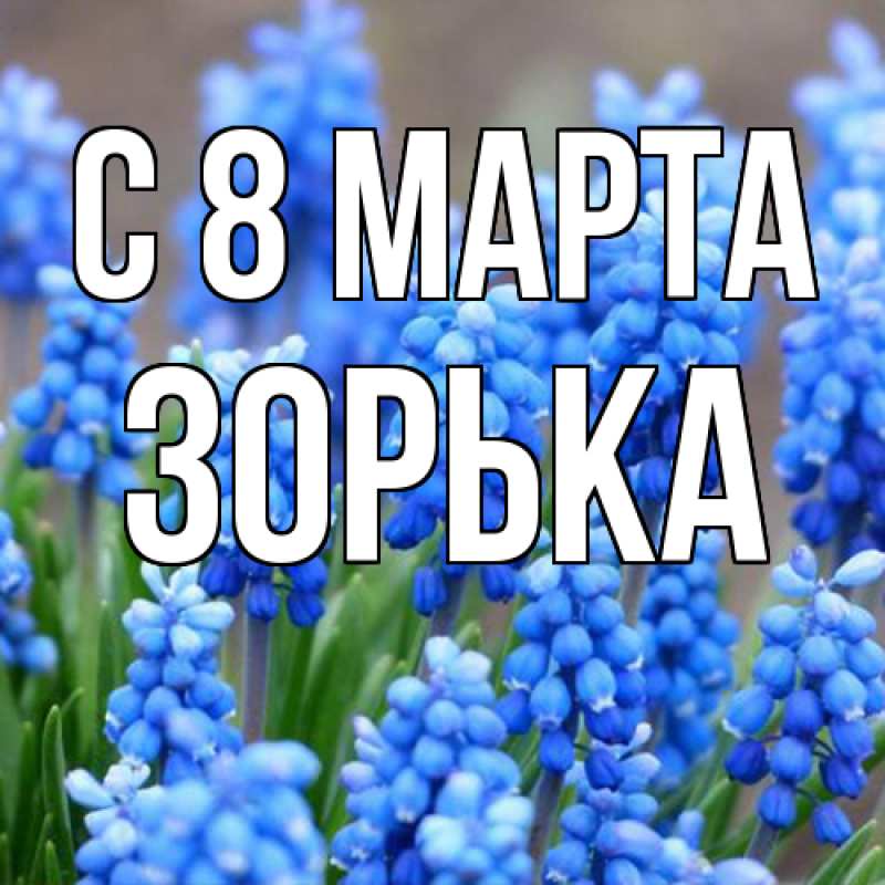 Картинка C 8 МАРТА, Зоpька