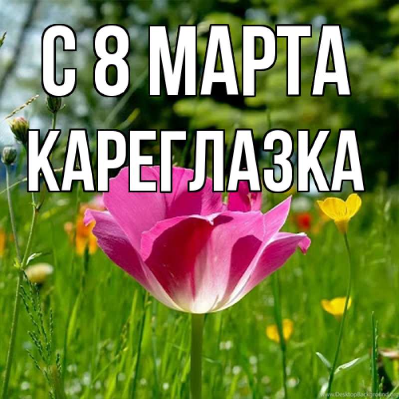 Картинка C 8 МАРТА, кареглазка