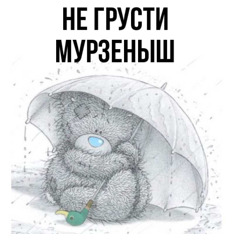 Картинка Не грусти, мурзеныш
