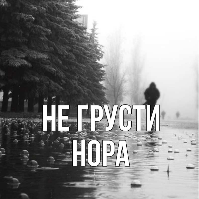 Картинка Не грусти, Нора