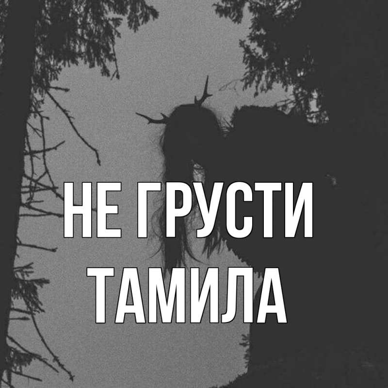 Картинка Не грусти, ТАМИЛА