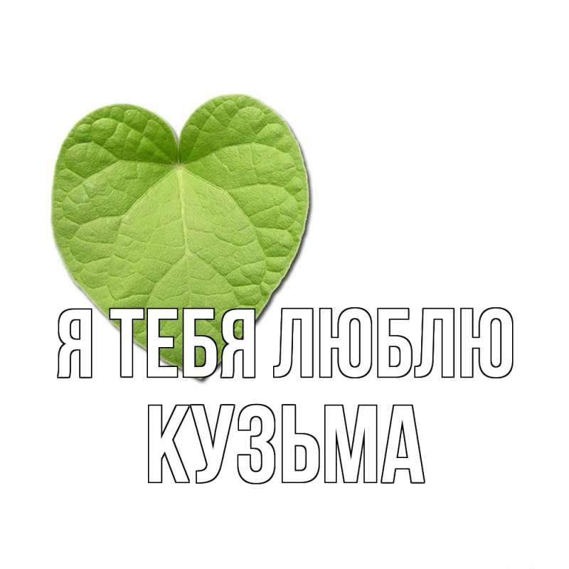 Картинка Я тебя люблю, Кузьма