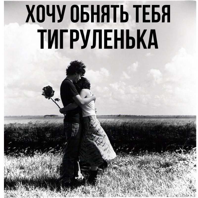 Картинка Хочу обнять тебя, Тигpуленька