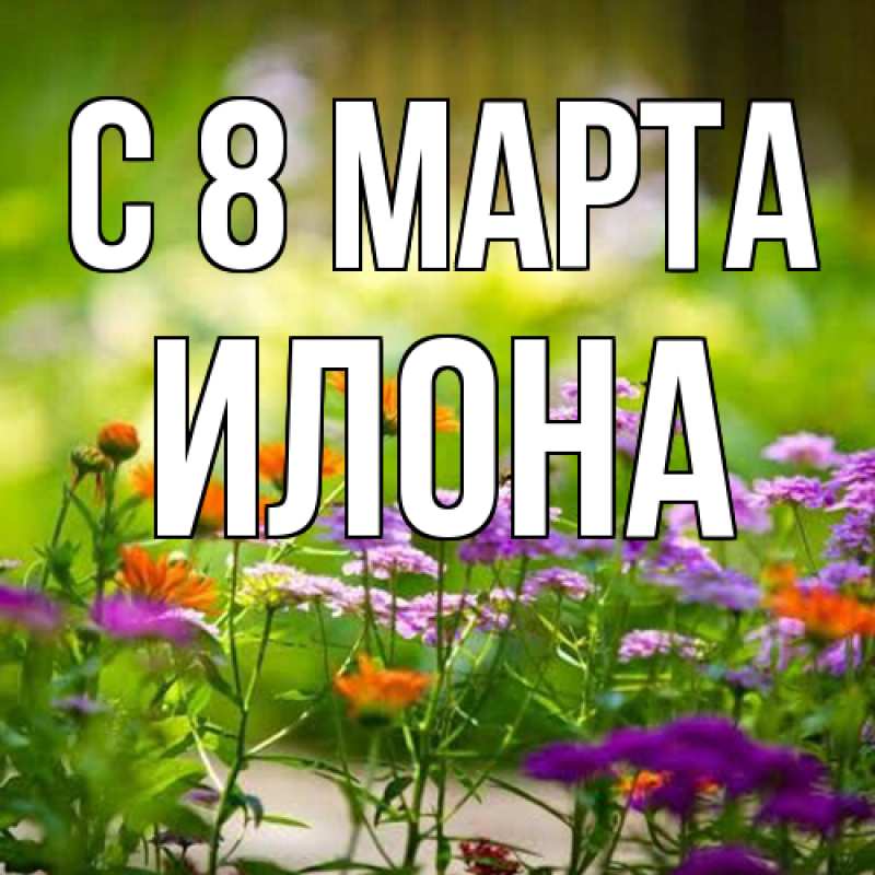 Картинка C 8 МАРТА, Илона