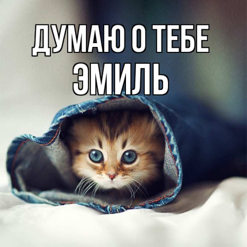 Картинка Думаю о тебе, Эмиль