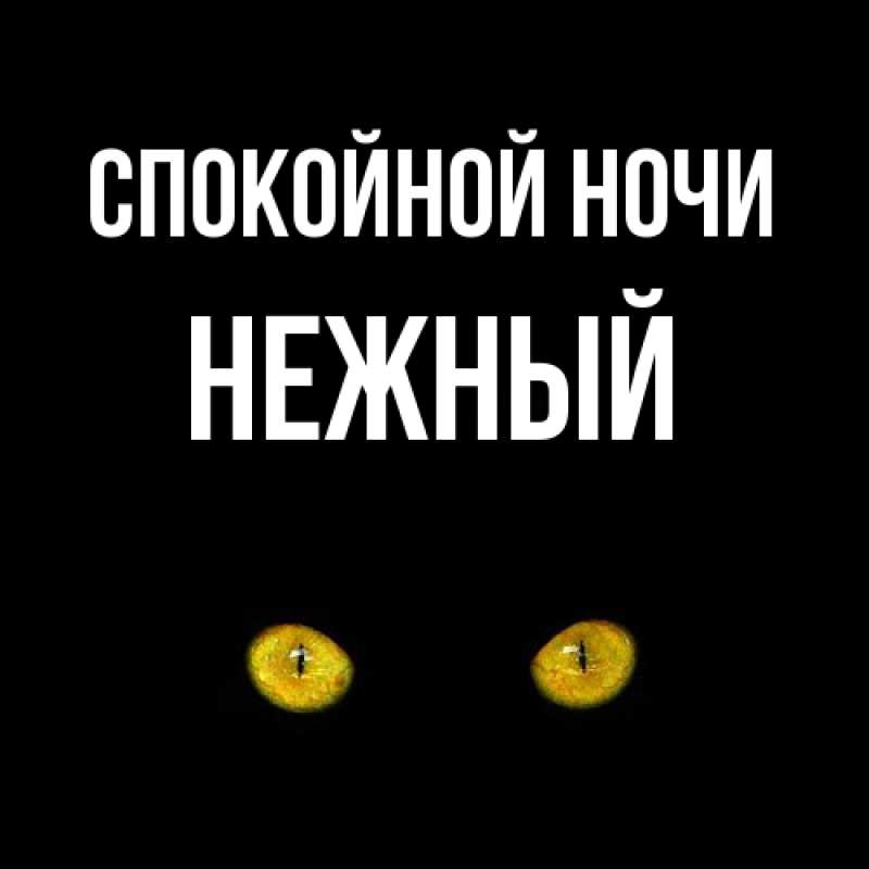 Картинка Спокойной ночи, Нежный