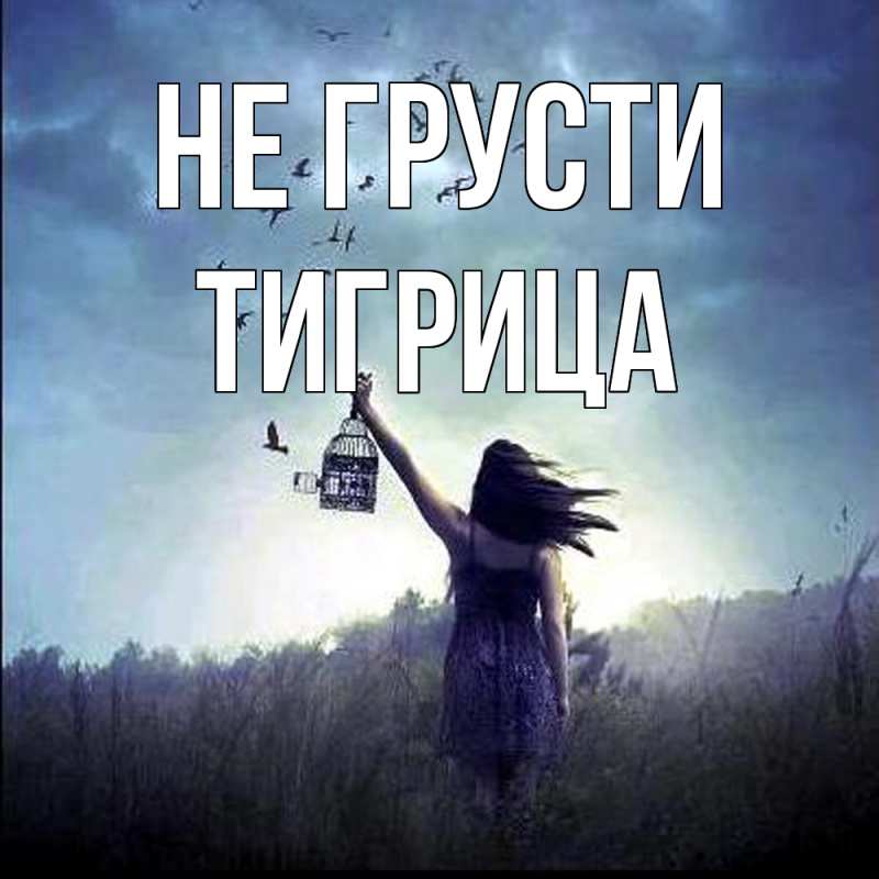 Картинка Не грусти, Тигрица