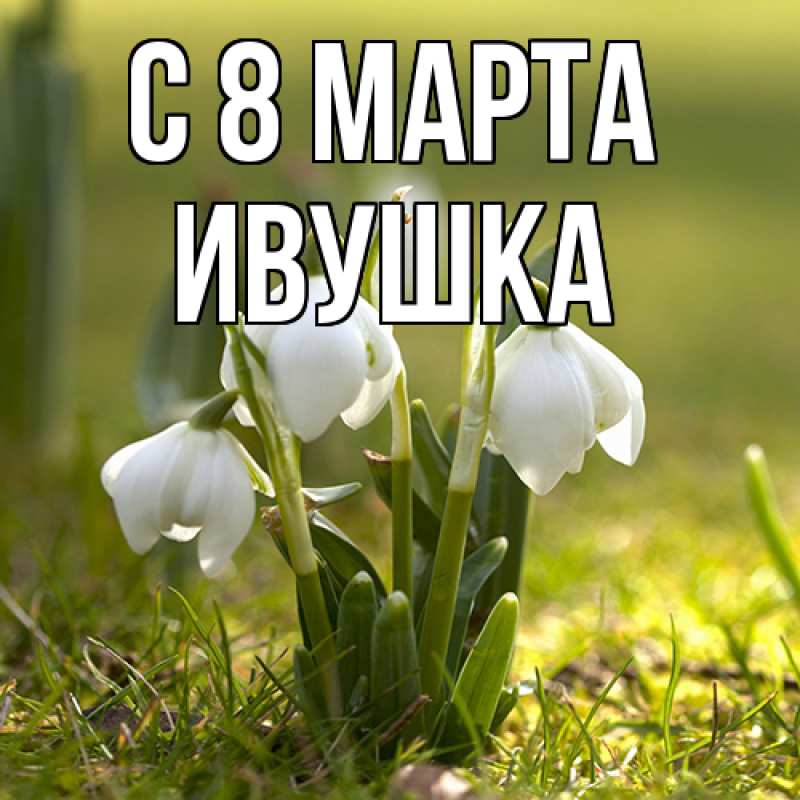 Картинка C 8 МАРТА, Ивушка