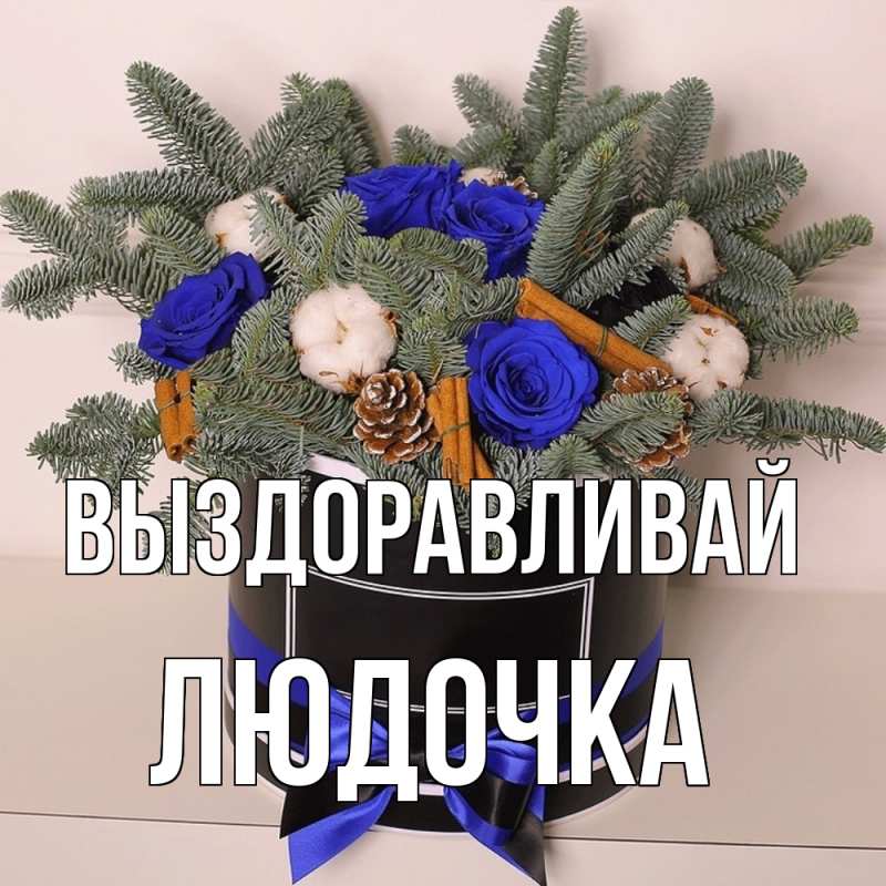 Картинка Выздоравливай, Людочка