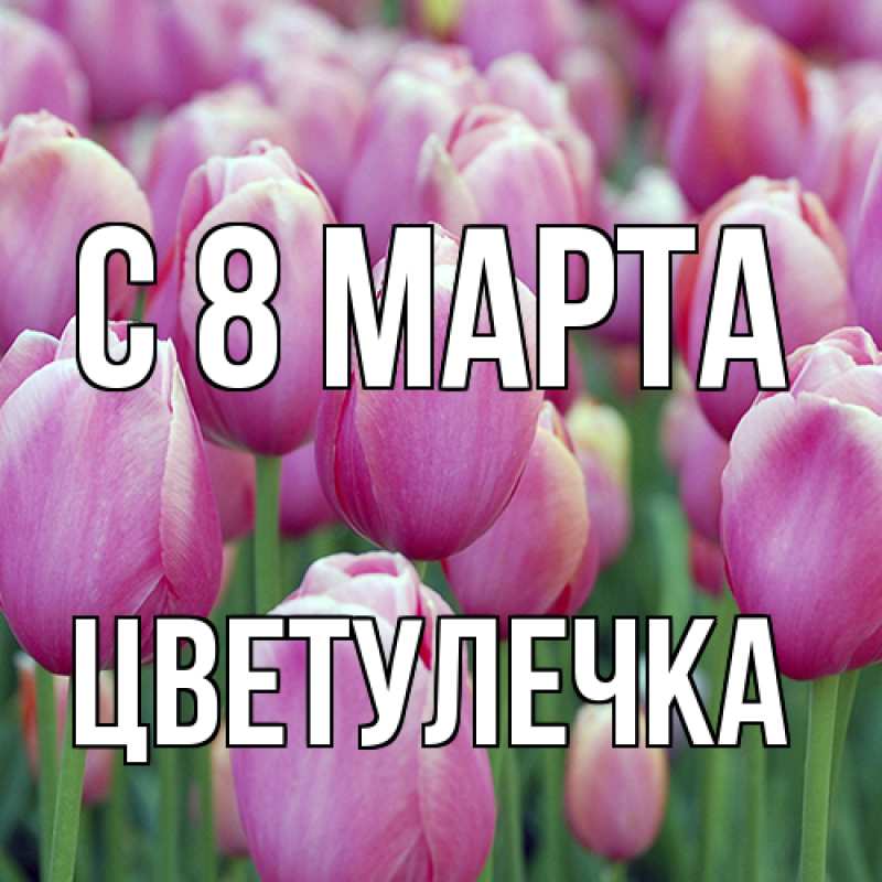 Картинка C 8 МАРТА, Цветулечка