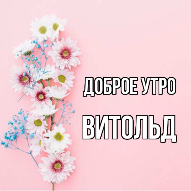 Картинка Доброе утро, Витольд