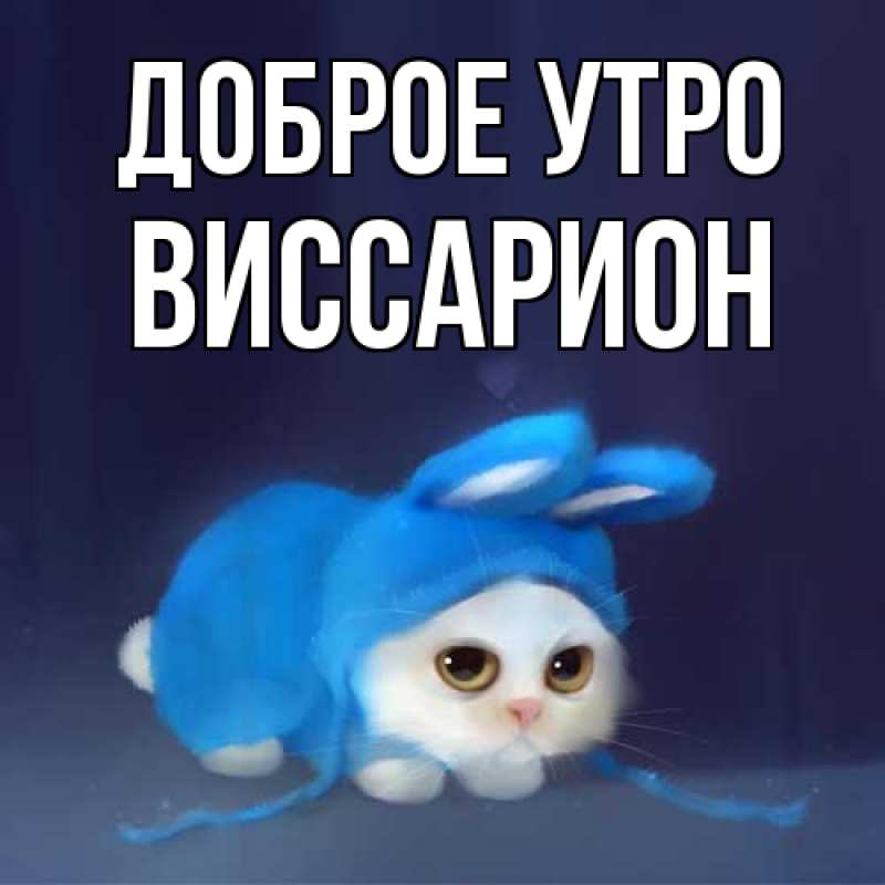 Картинка Доброе утро, Виссарион
