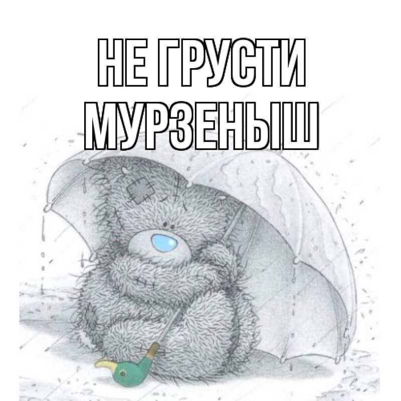 Картинка Не грусти, мурзеныш