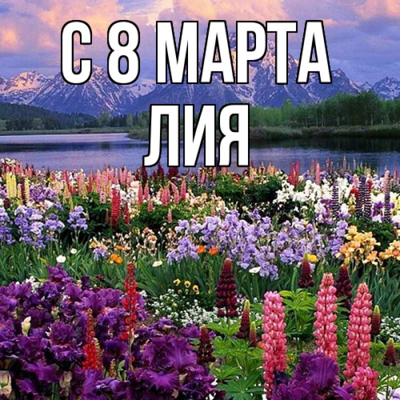 Картинка C 8 МАРТА, Лия
