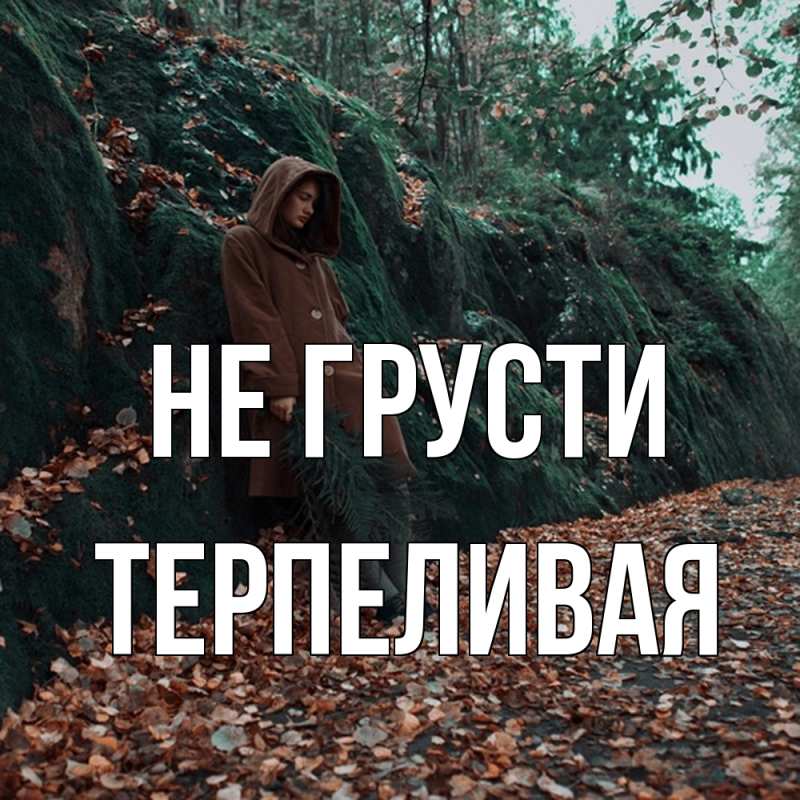Картинка Не грусти, терпеливая