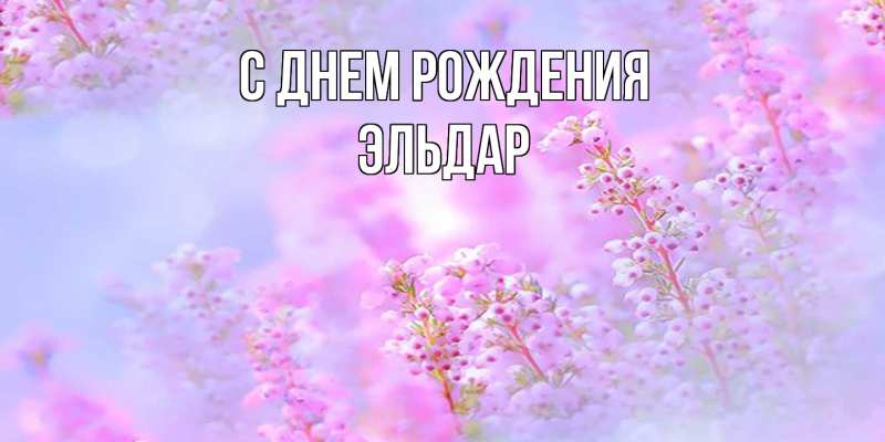 Картинка С днем рождения, Эльдар