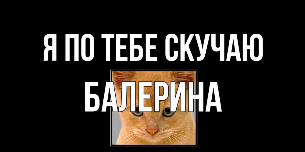 Открытка на каждый день с именем, Балерина Я по тебе скучаю открытки рыжий котенок скучает по тебе Прикольная открытка с пожеланием онлайн скачать бесплатно 