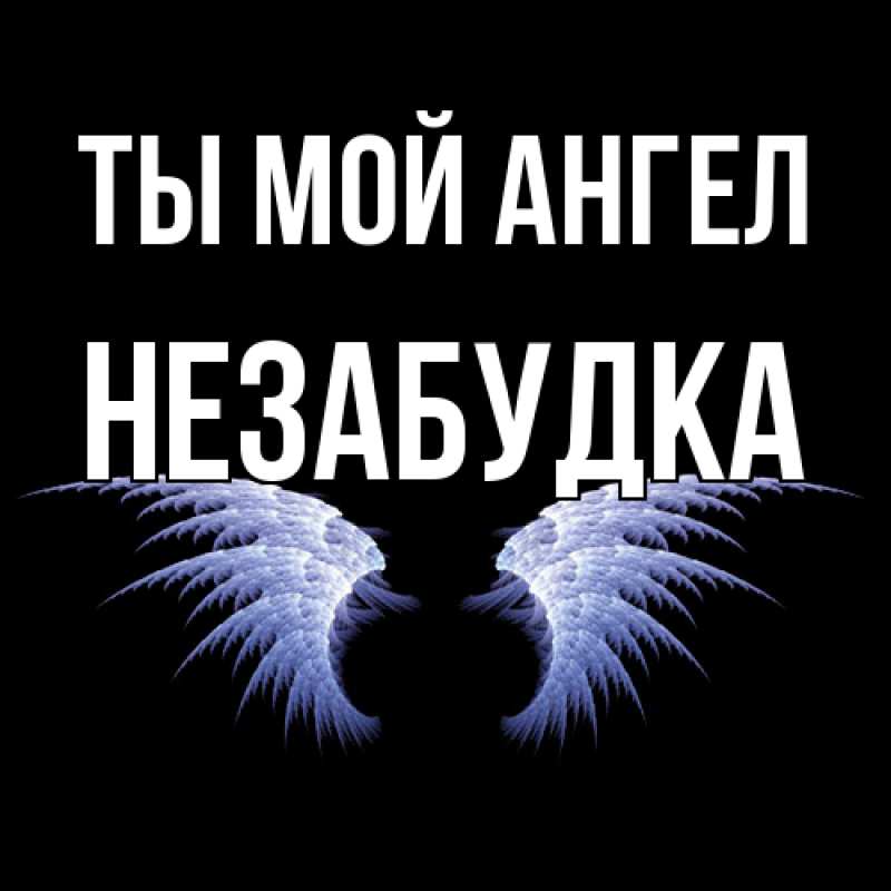 Картинка Ты мой ангел, Незабудка