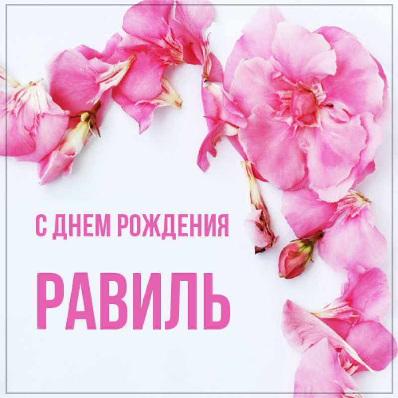 Картинка С днем рождения, Равиль