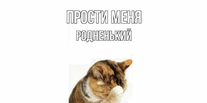 Картинка Прости меня, Родненький