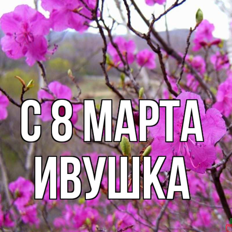 Картинка C 8 МАРТА, Ивушка