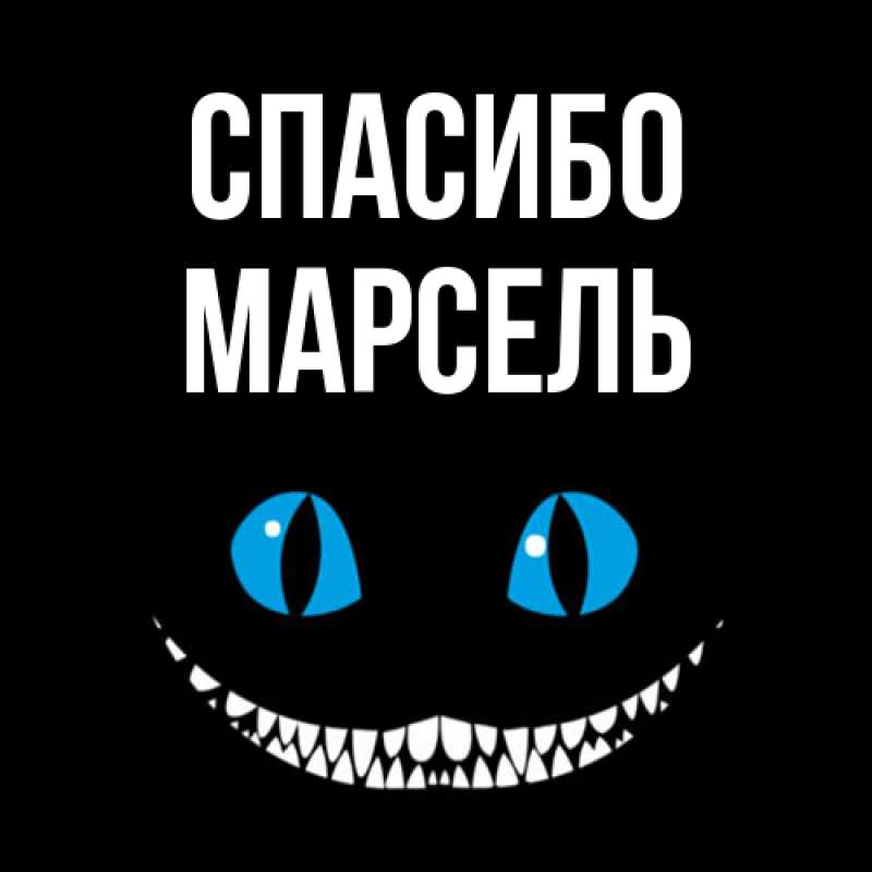 Картинка Спасибо, Марсель
