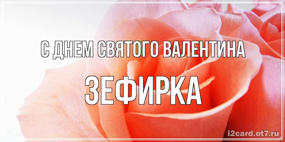 Открытка на каждый день с именем, зефирка С днем Святого Валентина открытка на день Святого Валентина с розовой розой Прикольная открытка с пожеланием онлайн скачать бесплатно 