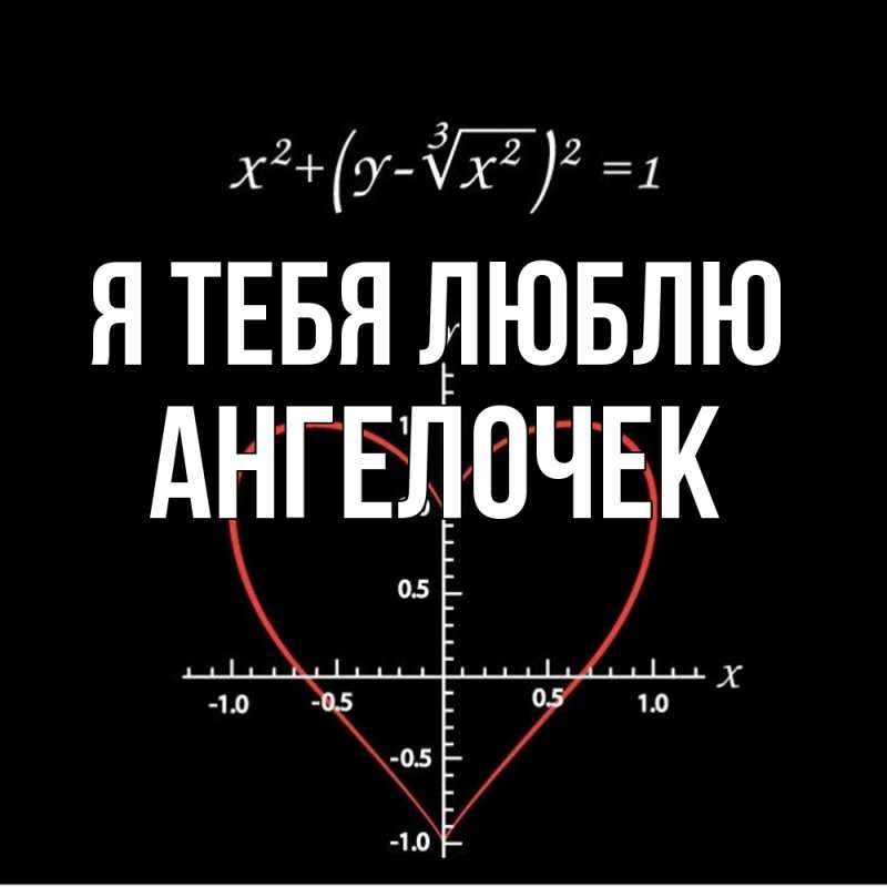 Картинка Я тебя люблю, Ангелочек