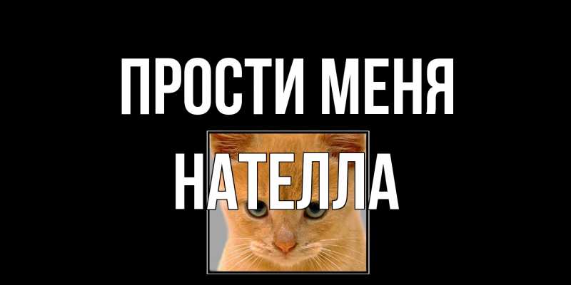 Картинка Прости меня, Нателла