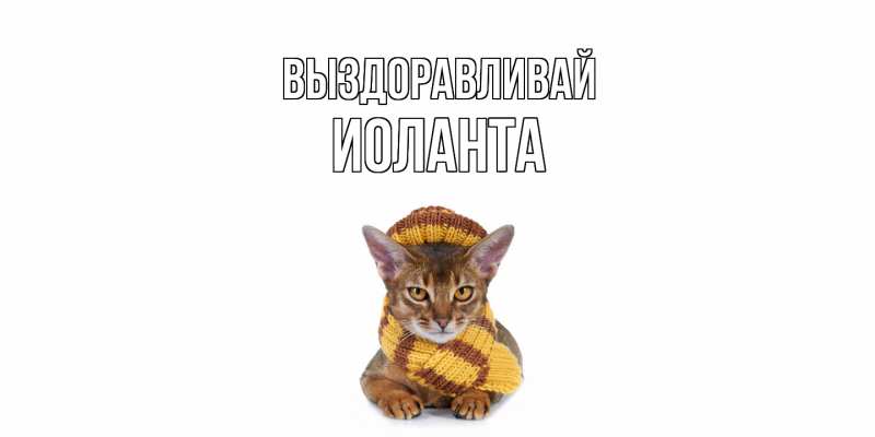 Картинка Выздоравливай, Иоланта