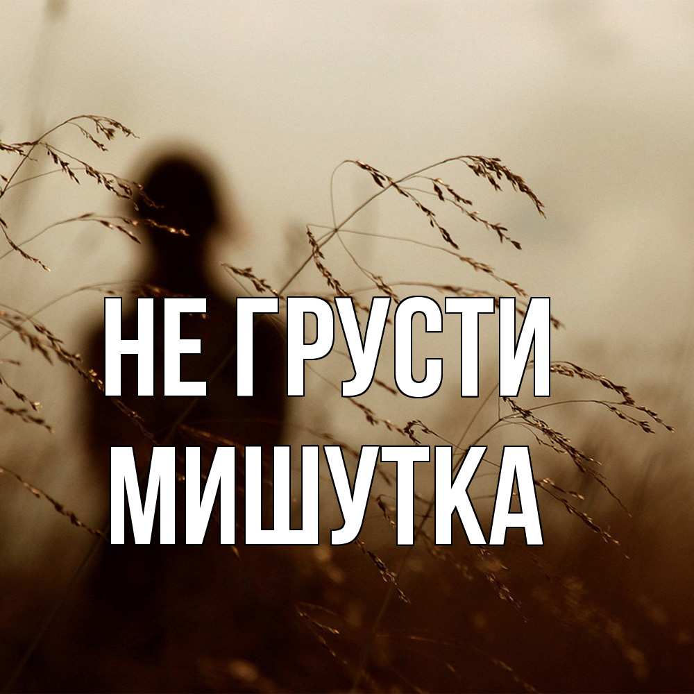 Открытка на каждый день с именем, Мишутка Не грусти грусть Прикольная открытка с пожеланием онлайн скачать бесплатно 