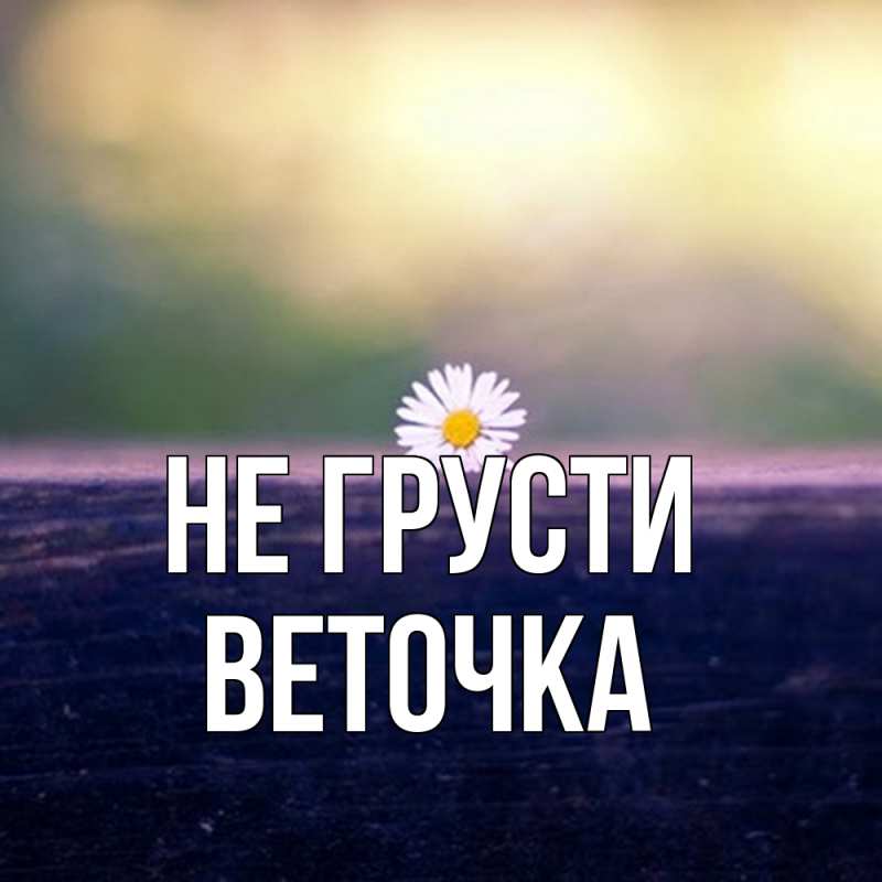 Картинка Не грусти, Веточка